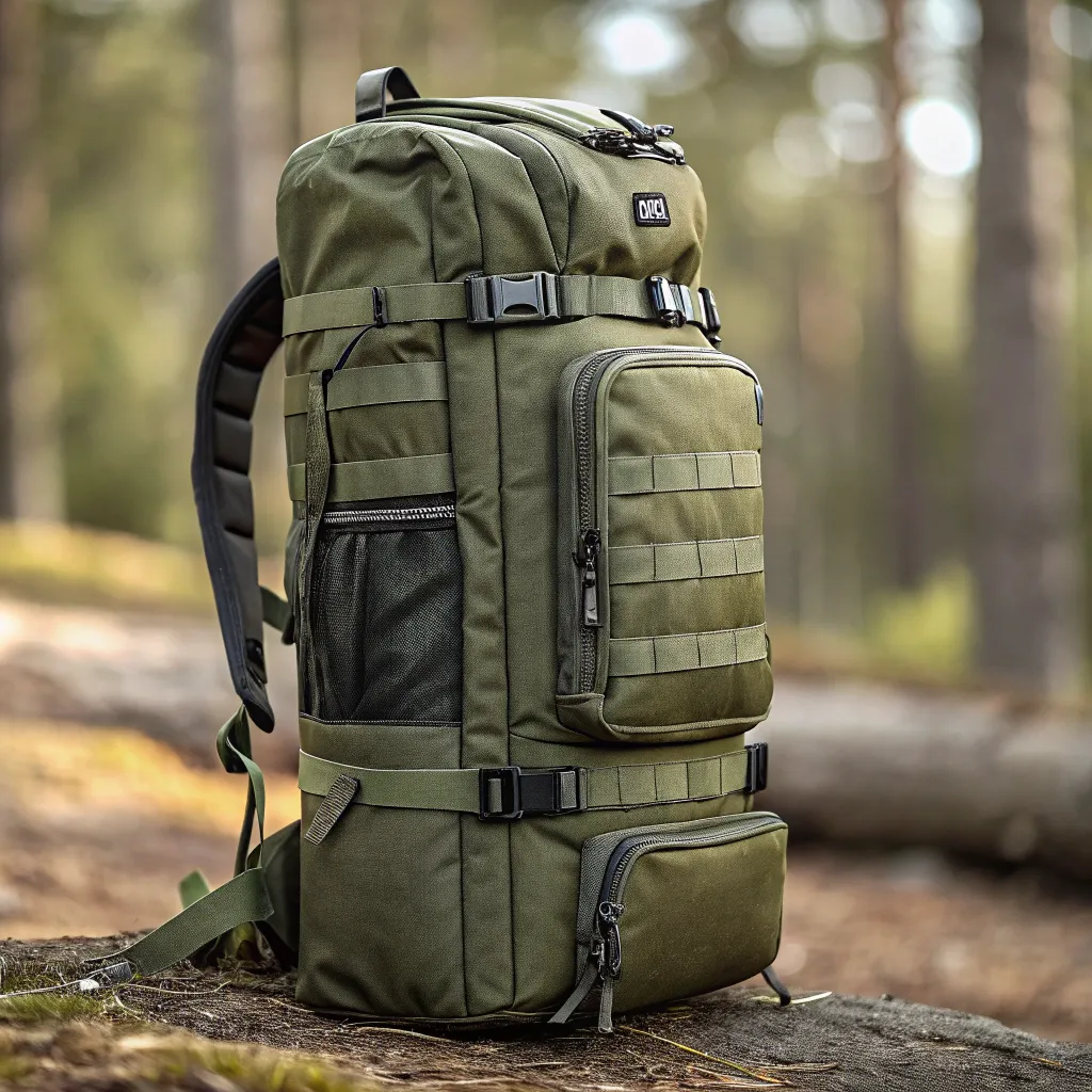 Sturdy camping backpack